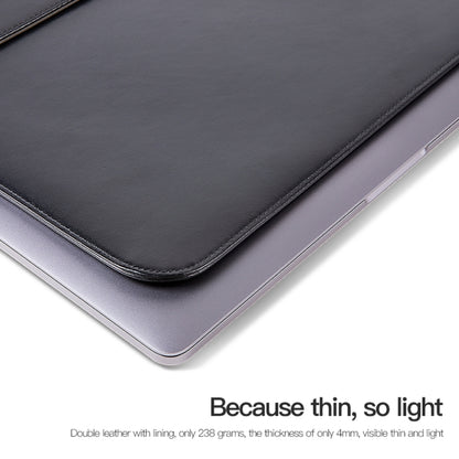 Ultra-thin PU Leather Laptop Sleeve, For 13.3 / 13.6 / 14 inch Laptop, For 15 / 15.4 / 16 inch Laptop