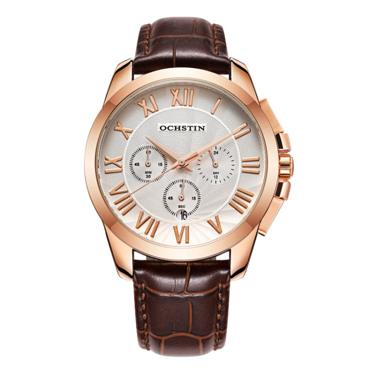 Augustine Celebrity Series Multifunctional Quartz Waterproof Men Watch, OCHSTIN 6059B