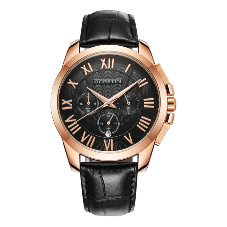 Augustine Celebrity Series Multifunctional Quartz Waterproof Men Watch, OCHSTIN 6059B