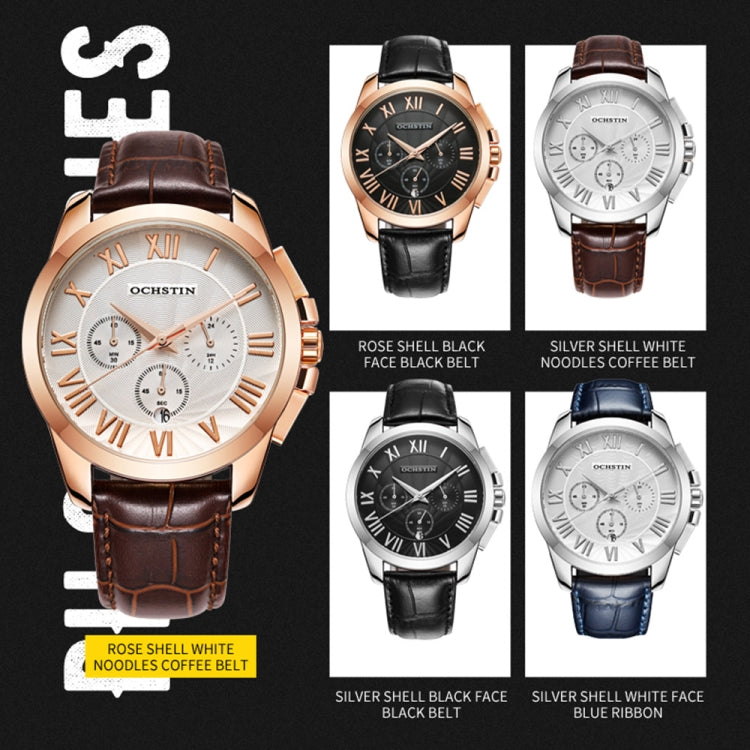 Augustine Celebrity Series Multifunctional Quartz Waterproof Men Watch, OCHSTIN 6059B