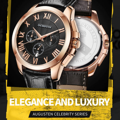 Augustine Celebrity Series Multifunctional Quartz Waterproof Men Watch, OCHSTIN 6059B