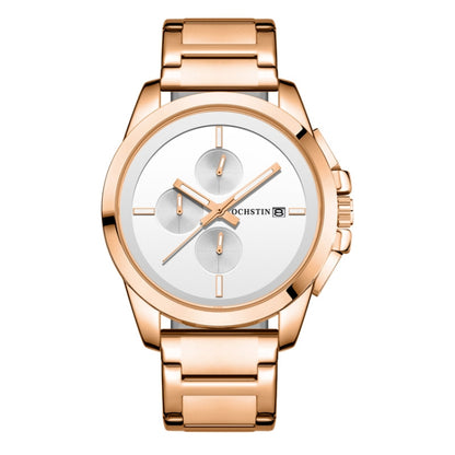 Pilot Series Multifunctional Quartz Steel Band Men Watch, OCHSTIN 6059C