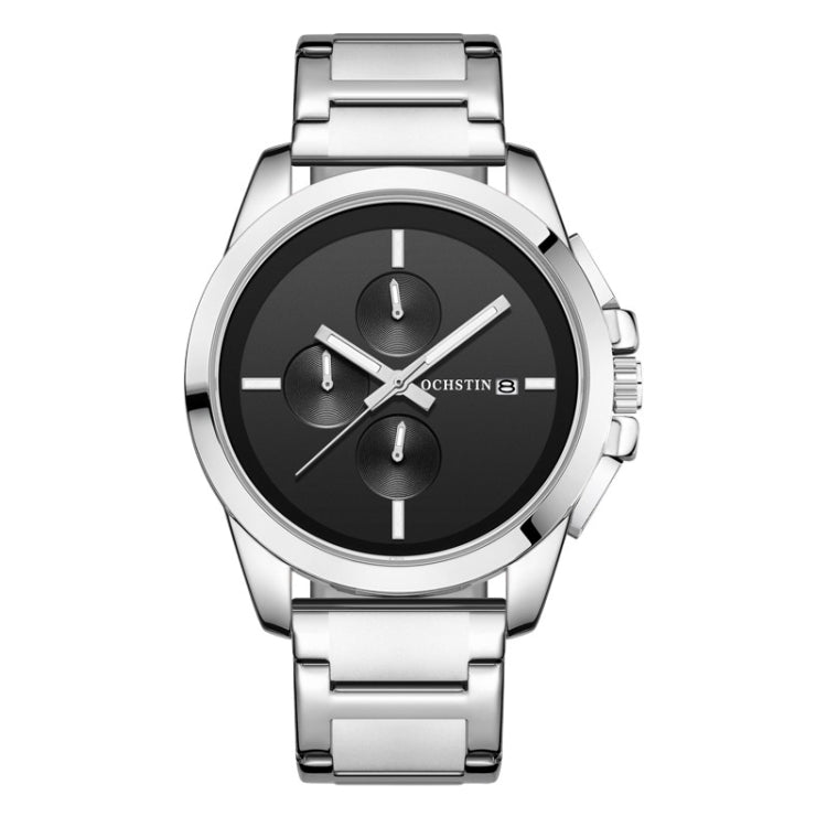 Pilot Series Multifunctional Quartz Steel Band Men Watch, OCHSTIN 6059C