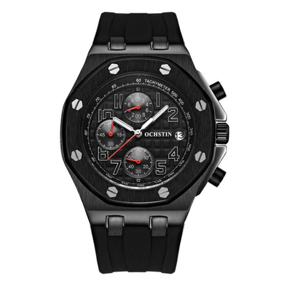 Multifunctional Quartz Waterproof TPU Strap Men Watch, OCHSTIN 6100A