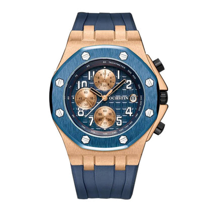 Multifunctional Quartz Waterproof TPU Strap Men Watch, OCHSTIN 6100A