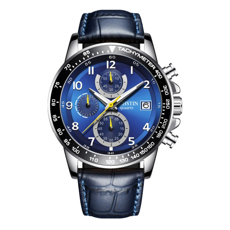 Multifunctional Quartz Waterproof Luminous Men Leather Watch, OCHSTIN 6112B
