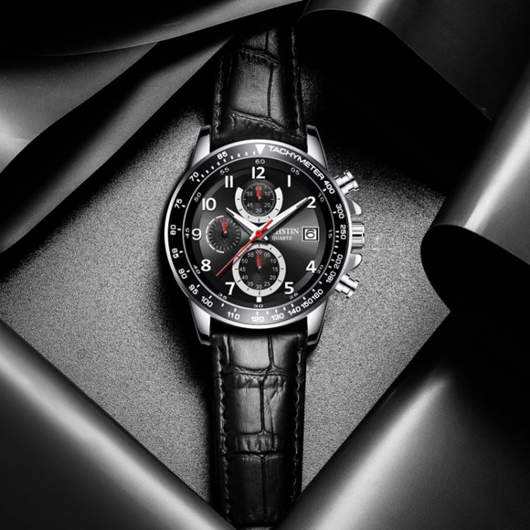 Multifunctional Quartz Waterproof Luminous Men Leather Watch, OCHSTIN 6112B
