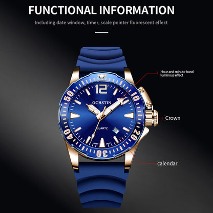 Multifunctional Quartz Waterproof Luminous Men Watch, OCHSTIN 7002A