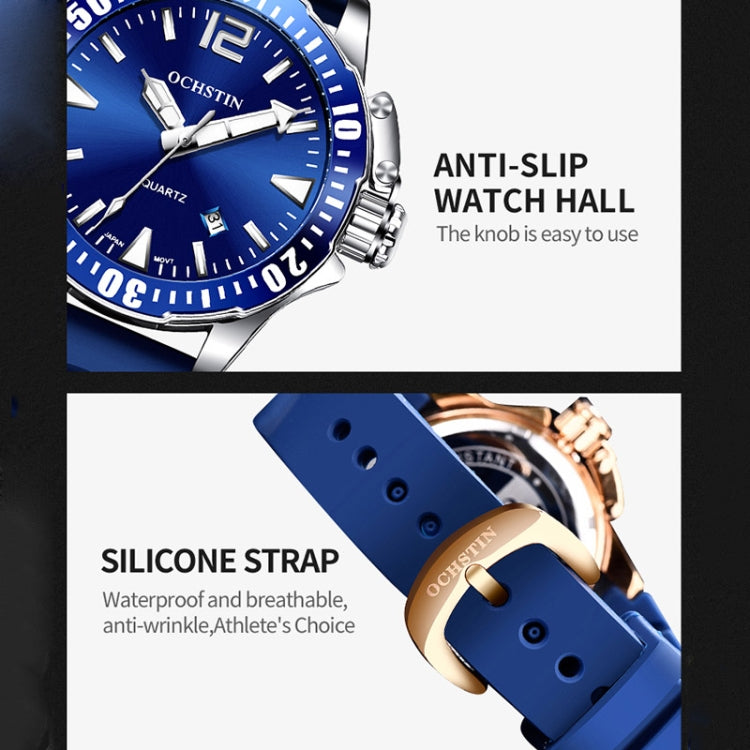 Multifunctional Quartz Waterproof Luminous Men Watch, OCHSTIN 7002A
