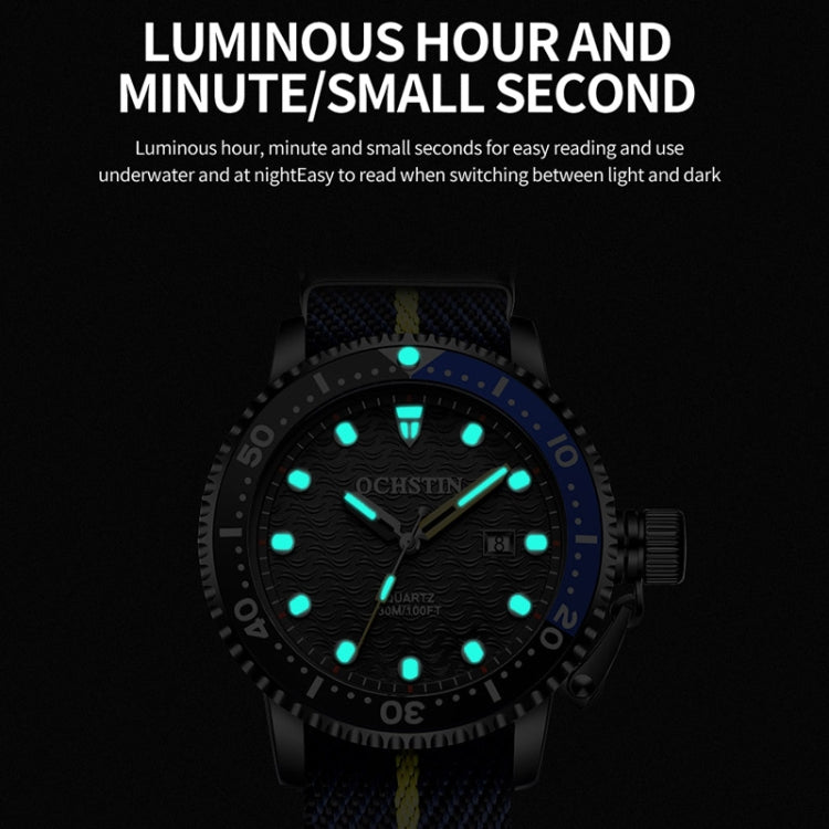 Multifunctional Quartz Waterproof Luminous Men Watch, OCHSTIN 7003B