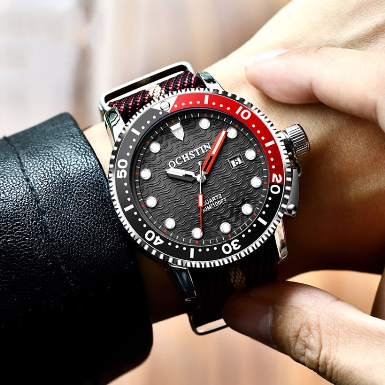 Multifunctional Quartz Waterproof Luminous Men Watch, OCHSTIN 7003B