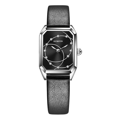 Parangon Series Fashion Casual Leather Strap Quartz Watch, OCHSTIN 7008C