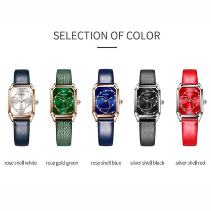 Parangon Series Fashion Casual Leather Strap Quartz Watch, OCHSTIN 7008C