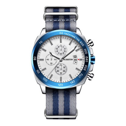 Multifunctional Quartz Waterproof Luminous Steel Strap Men Watch, OCHSTIN 7079