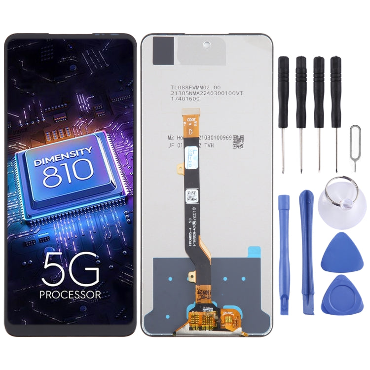 OEM LCD Screen For Tecno Pova 4 LG7n with Digitizer Full Assembly, For Tecno Pop 6 BE7, For Tecno Spark 9 Pro, For Tecno Spark 9 KG5p / Spark 9T KH6, For Tecno Camon 19 CI6n, For Tecno Pova Neo 5G, For Tecno Pova 4 LG7n / Pova Neo 2 LG6n