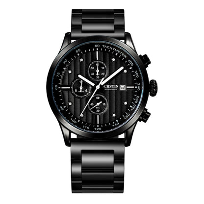 Fashion Steel Strap Multifunctional Quartz Men Watch, OCHSTIN 7244