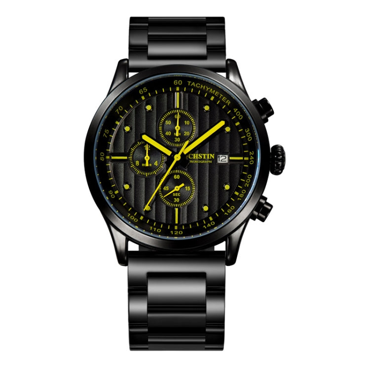 Fashion Steel Strap Multifunctional Quartz Men Watch, OCHSTIN 7244