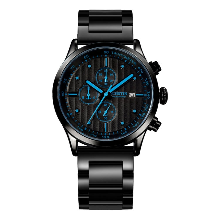 Fashion Steel Strap Multifunctional Quartz Men Watch, OCHSTIN 7244