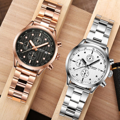 Fashion Steel Strap Multifunctional Quartz Men Watch, OCHSTIN 7245