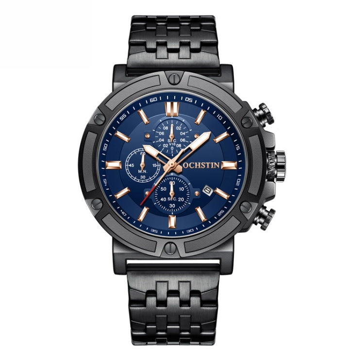 Fashion Steel Strap Multifunctional Quartz Men Watch, OCHSTIN 7247