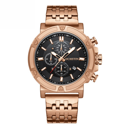 Fashion Steel Strap Multifunctional Quartz Men Watch, OCHSTIN 7247