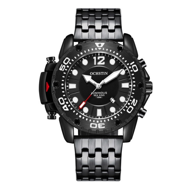 Fashion Steel Strap Multifunctional Quartz Men Watch, OCHSTIN 7249