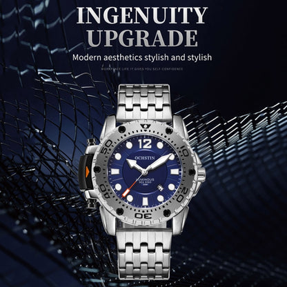 Fashion Steel Strap Multifunctional Quartz Men Watch, OCHSTIN 7249