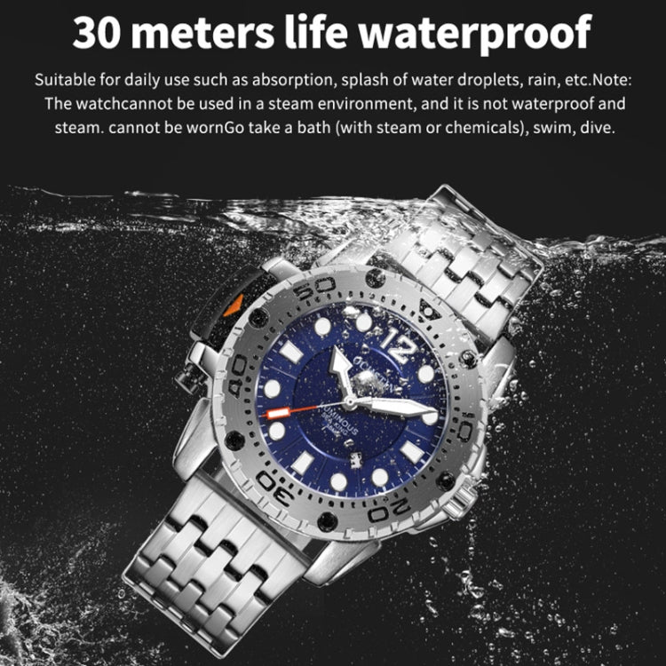 Fashion Steel Strap Multifunctional Quartz Men Watch, OCHSTIN 7249