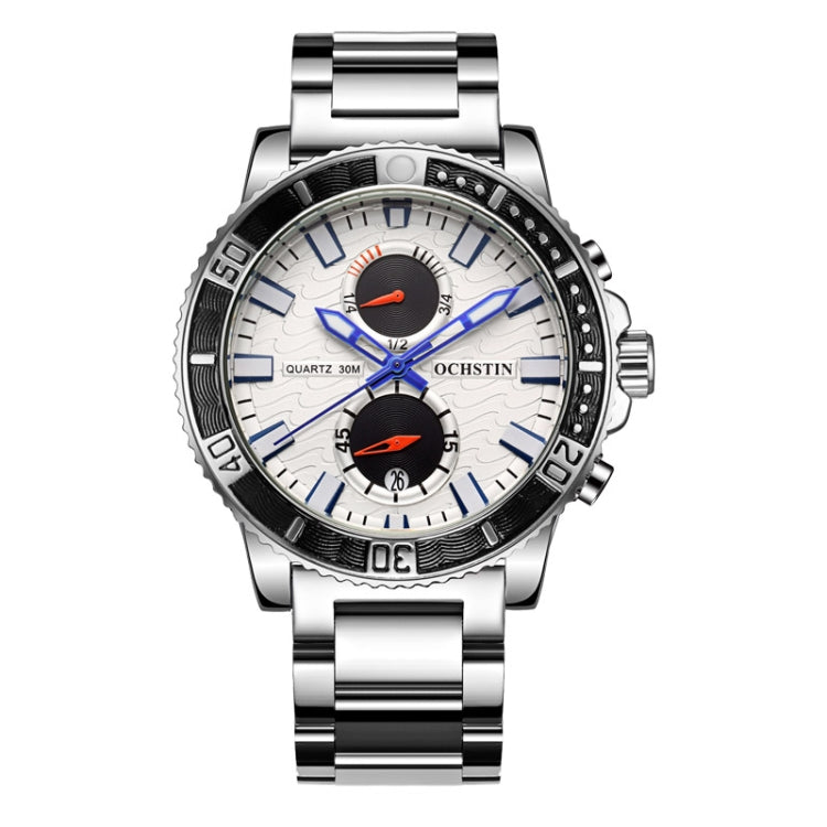 Fashion Steel Strap Multifunctional Quartz Men Watch, OCHSTIN 7250