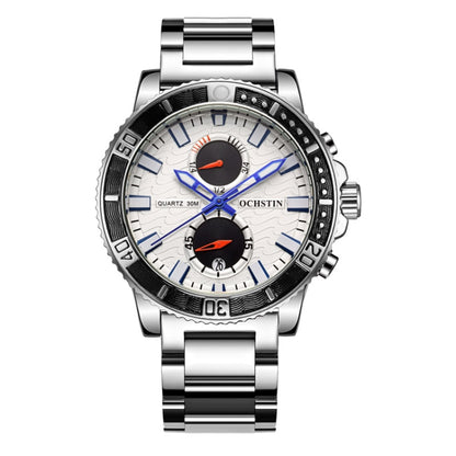 Fashion Steel Strap Multifunctional Quartz Men Watch, OCHSTIN 7250