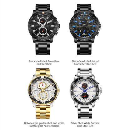 Fashion Steel Strap Multifunctional Quartz Men Watch, OCHSTIN 7250