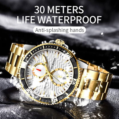 Fashion Steel Strap Multifunctional Quartz Men Watch, OCHSTIN 7250