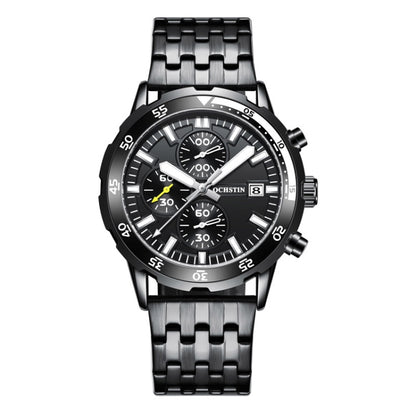 Fashion Steel Strap Multifunctional Quartz Men Watch, OCHSTIN 7252