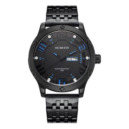 Fashion Steel Strap Day-date Quartz Men Watch, OCHSTIN 7255