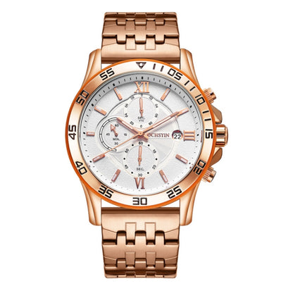 Fashion Steel Strap Multifunctional Quartz Men Watch, OCHSTIN 7257