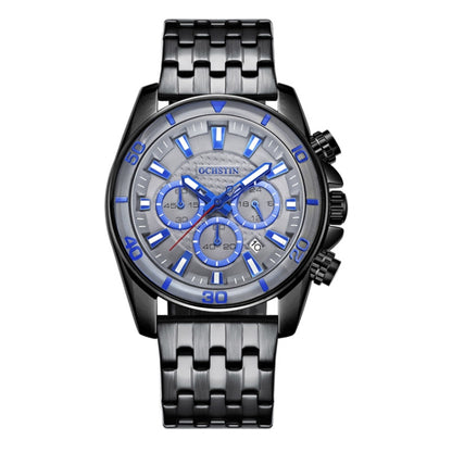 Fashion Steel Strap Multifunctional Quartz Men Watch, OCHSTIN 7259