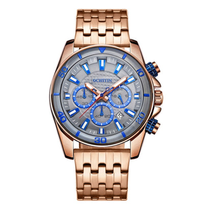 Fashion Steel Strap Multifunctional Quartz Men Watch, OCHSTIN 7259