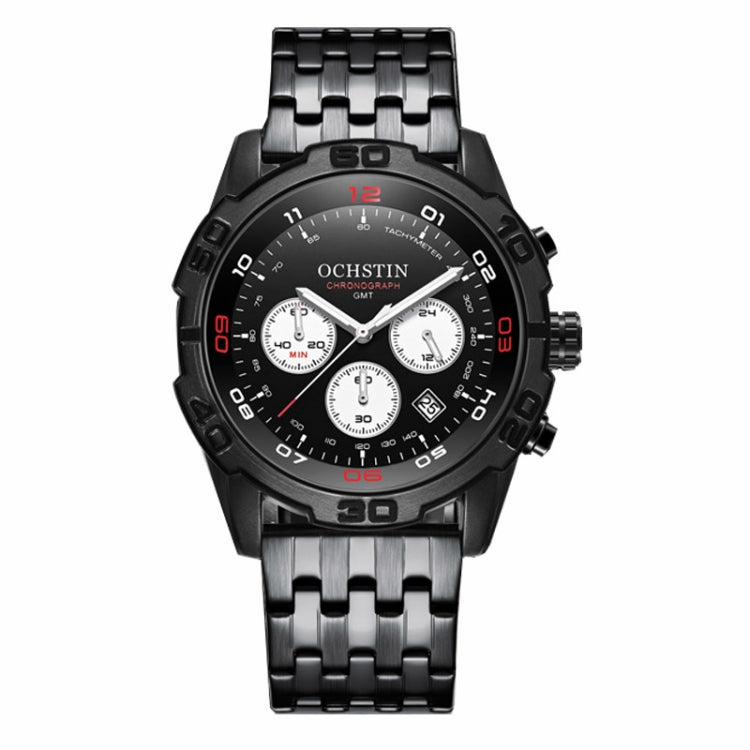 Fashion Steel Strap Multifunctional Quartz Men Watch, OCHSTIN 7260