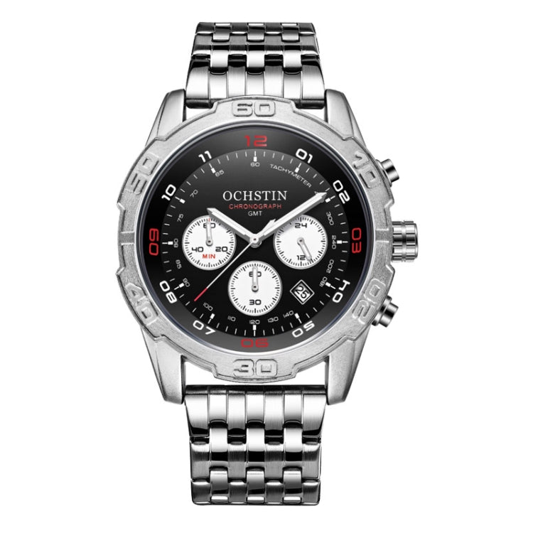 Fashion Steel Strap Multifunctional Quartz Men Watch, OCHSTIN 7260