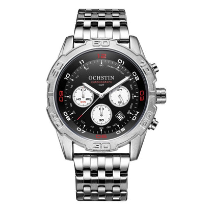 Fashion Steel Strap Multifunctional Quartz Men Watch, OCHSTIN 7260