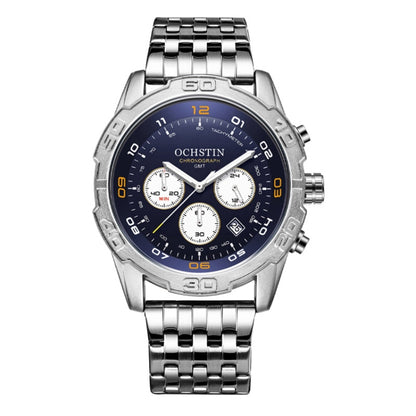 Fashion Steel Strap Multifunctional Quartz Men Watch, OCHSTIN 7260