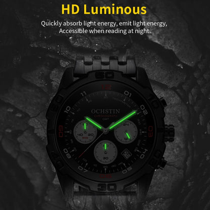 Fashion Steel Strap Multifunctional Quartz Men Watch, OCHSTIN 7260