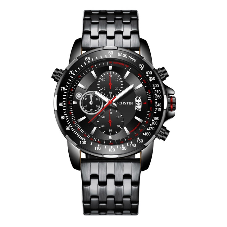 Fashion Steel Strap Multifunctional Quartz Men Watch, OCHSTIN 7261