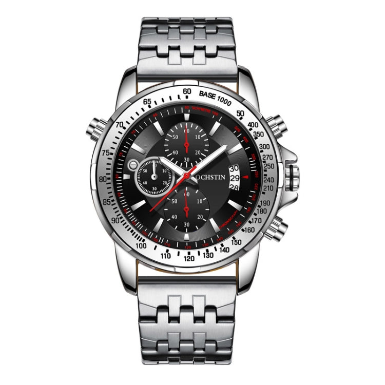 Fashion Steel Strap Multifunctional Quartz Men Watch, OCHSTIN 7261