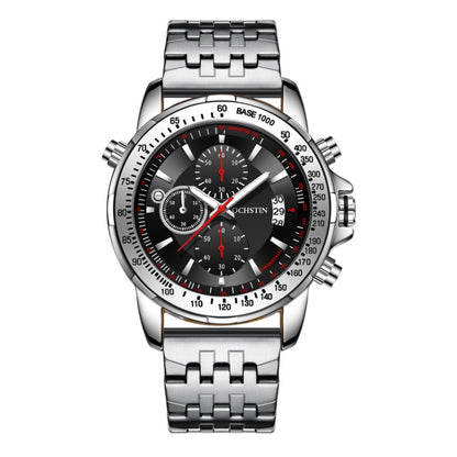 Fashion Steel Strap Multifunctional Quartz Men Watch, OCHSTIN 7261
