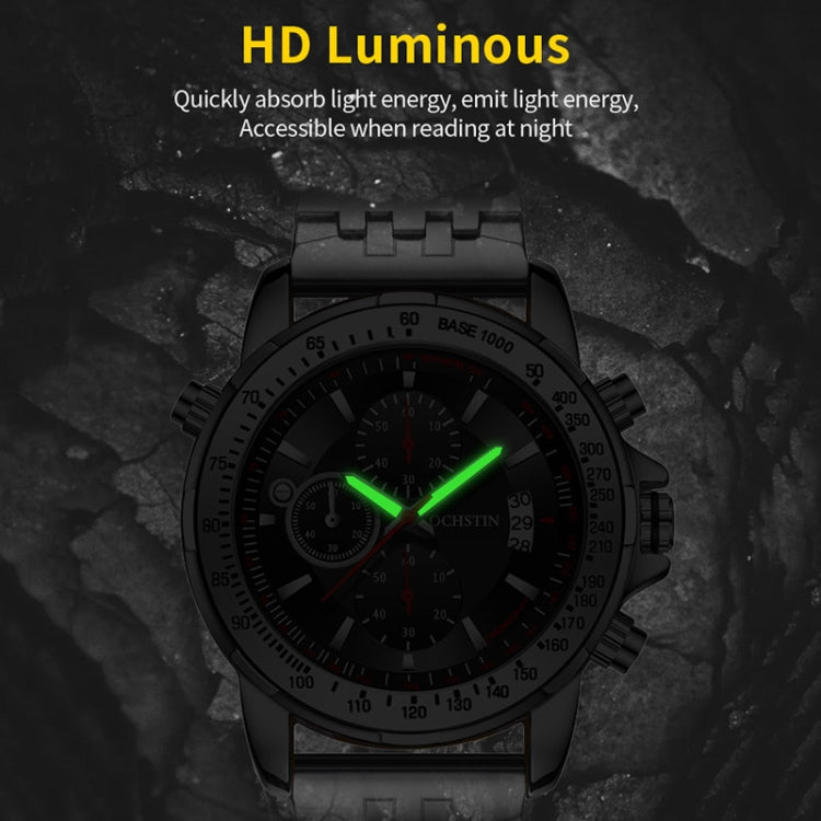 Fashion Steel Strap Multifunctional Quartz Men Watch, OCHSTIN 7261