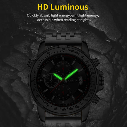 Fashion Steel Strap Multifunctional Quartz Men Watch, OCHSTIN 7261