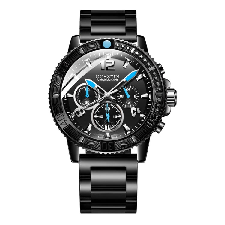 Fashion Steel Strap Multifunctional Quartz Men Watch, OCHSTIN 7263