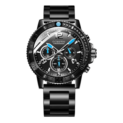 Fashion Steel Strap Multifunctional Quartz Men Watch, OCHSTIN 7263
