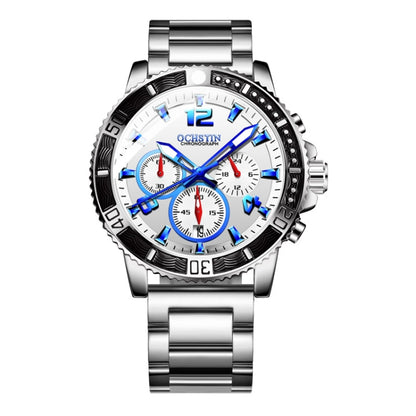 Fashion Steel Strap Multifunctional Quartz Men Watch, OCHSTIN 7263